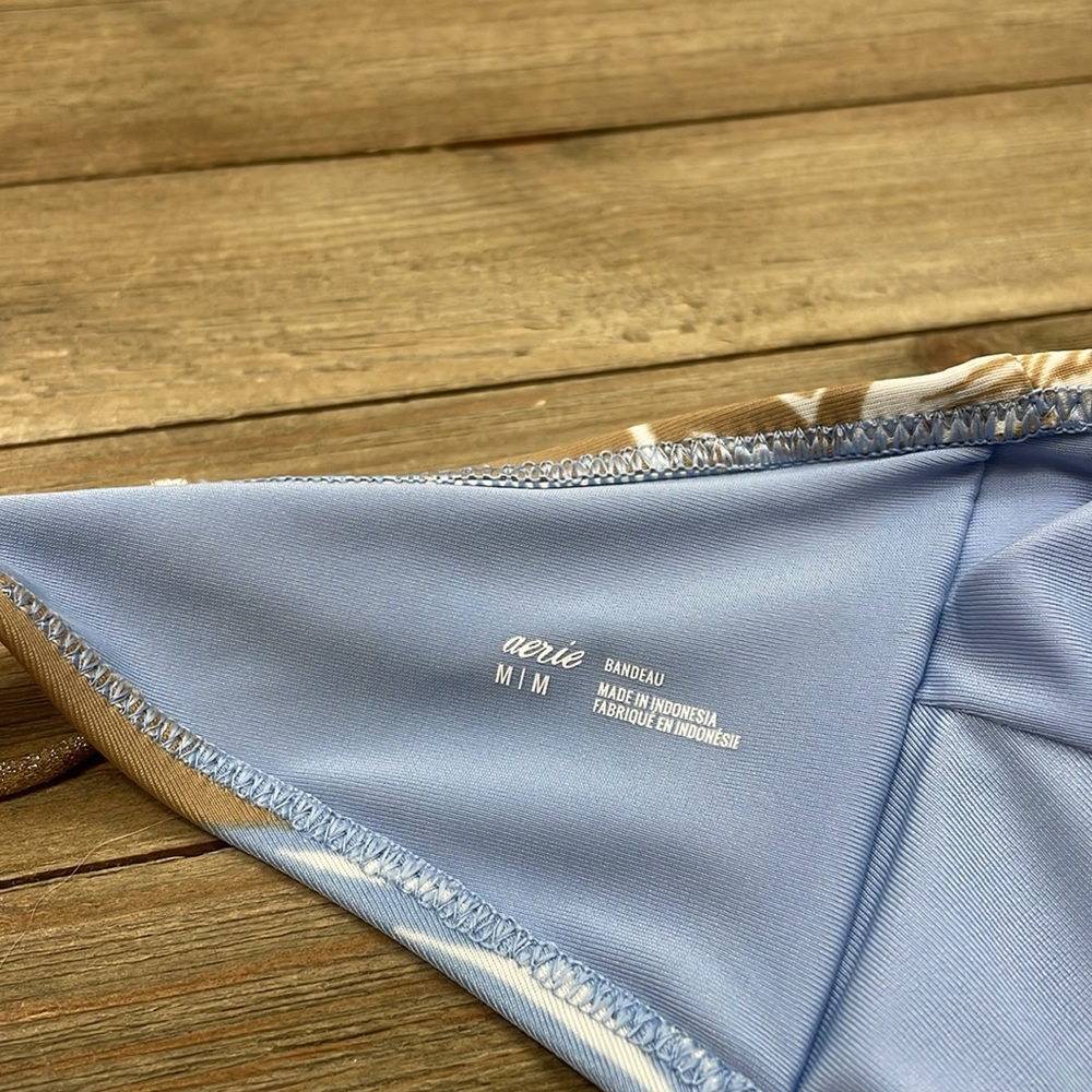Aerie NWT Tropical Print Bandeau - Picture 6 of 7